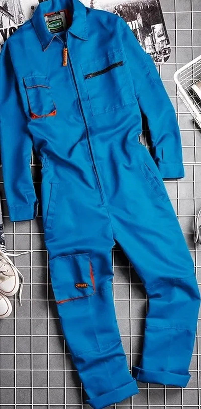 Work Overall Uniform Men Women Working Coveralls Welding Suit Car Repair Workshop Mechanical Uniform Work Clothes Warehouse Suit